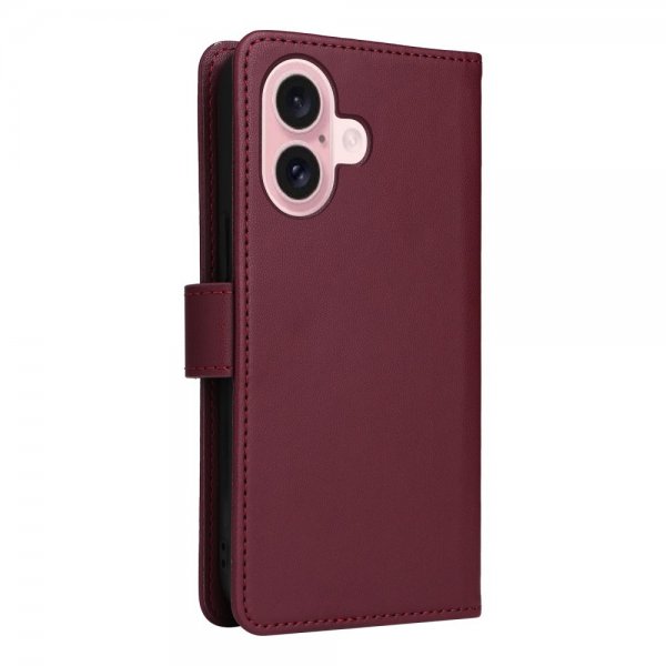 Betopnice iPhone 16 Etui Avtagbart Deksel 005 Rød