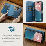 Dg.Ming iPhone 16 Etui Avtagbart Deksel Blå