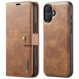 Dg.Ming iPhone 16 Etui Avtagbart Deksel Brun