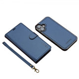 Lc.Imeeke iPhone 16 Etui Avtagbart Deksel L2 Series MagSafe Blå