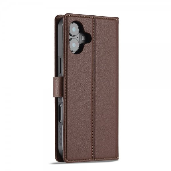 Lc.Imeeke iPhone 16 Etui Avtagbart Deksel L2 Series MagSafe Brun