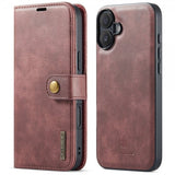 Dg.Ming iPhone 16 Etui Avtagbart Deksel Rød