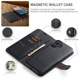 Dg.Ming iPhone 16 Etui Avtagbart Deksel Svart