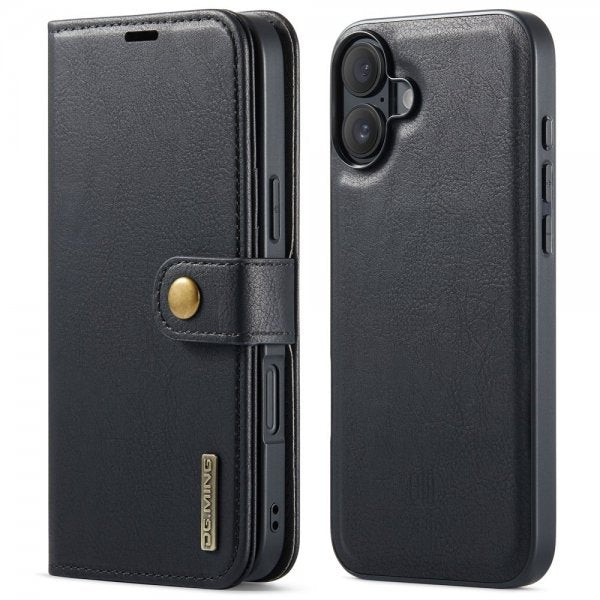 Dg.Ming iPhone 16 Etui Avtagbart Deksel Svart
