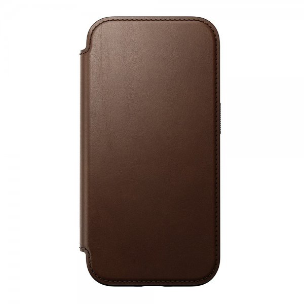 Nomad iPhone 16 Etui Modern Leather Folio Brun