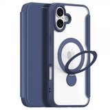 Dux Ducis iPhone 16 Etui Skin X Pro Series Kickstand MagSafe Blå