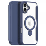 Dux Ducis iPhone 16 Etui Skin X Pro Series Kickstand MagSafe Blå