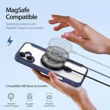 Dux Ducis iPhone 16 Etui Skin X Pro Series Kickstand MagSafe Blå