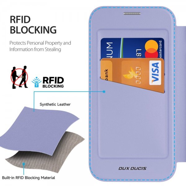 Dux Ducis iPhone 16 Etui Skin X Pro Series Kickstand MagSafe Lilla