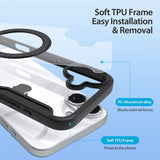 Dux Ducis iPhone 16 Etui Skin X Pro Series Kickstand MagSafe Svart