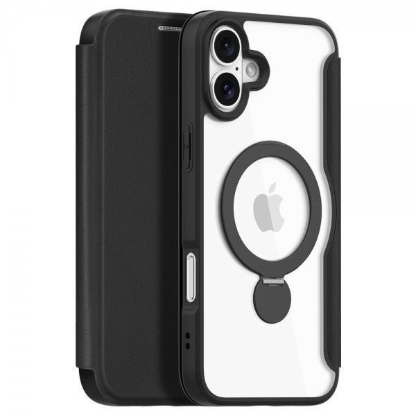 Dux Ducis iPhone 16 Etui Skin X Pro Series Kickstand MagSafe Svart