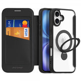 Dux Ducis iPhone 16 Etui Skin X Pro Series Kickstand MagSafe Svart