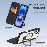 Dux Ducis iPhone 16 Etui Skin X Pro Series Kickstand MagSafe Svart