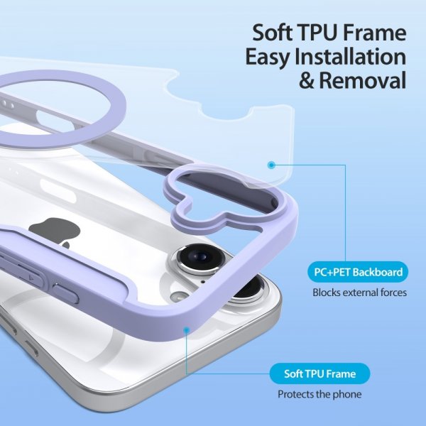 Dux Ducis iPhone 16 Etui Skin X Pro Series MagSafe Lilla