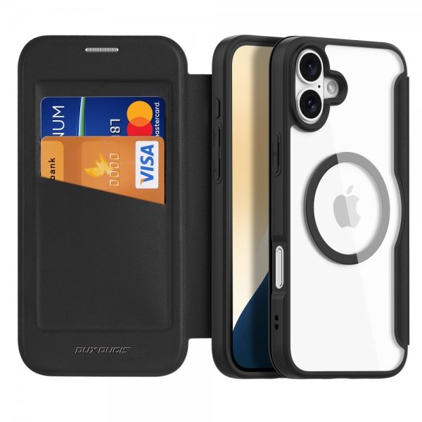 Dux Ducis iPhone 16 Etui Skin X Pro Series MagSafe Svart