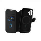 CARE by PanzerGlass iPhone 16 Etui Tango Two-in-One Wallet MagSafe Svart