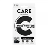 CARE by PanzerGlass iPhone 16 Etui Tango Two-in-One Wallet MagSafe Svart