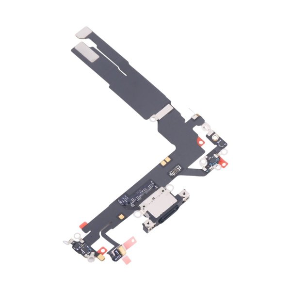 iPhone 16 ladekontakt med flexkabel original - svart