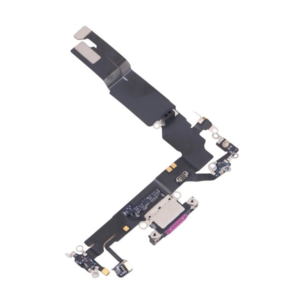 iPhone 16 Ladekontakt Flexkabel Original - Lilla