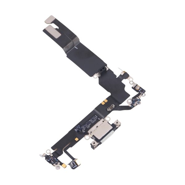 iPhone 16 Ladekontakt Flexkabel Original - Hvit
