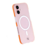 Rvelon iPhone 16 Deksel Korrugerte MagSafe Oransje