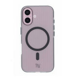 Rvelon iPhone 16 Deksel Korrugerte MagSafe Svart