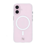 Rvelon iPhone 16 Deksel Korrugerte MagSafe Transparent