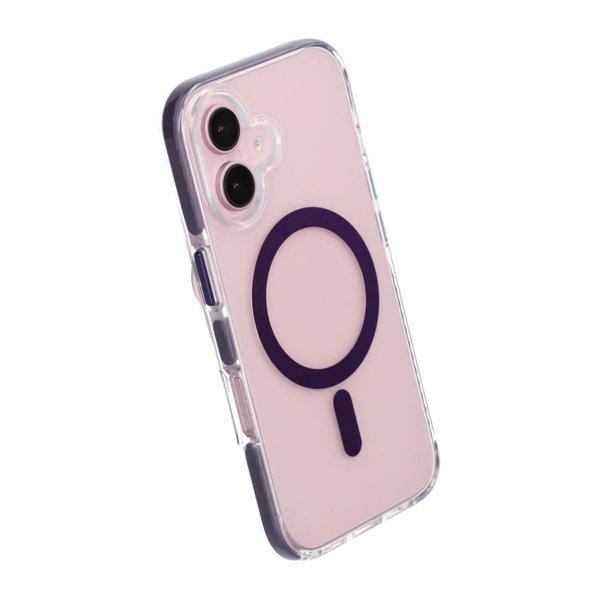 iPhone 16 Deksel Støtsikker MagSafe Lilla
