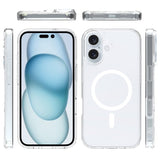 Rvelon iPhone 16 Deksel TPU MagSafe Transparent