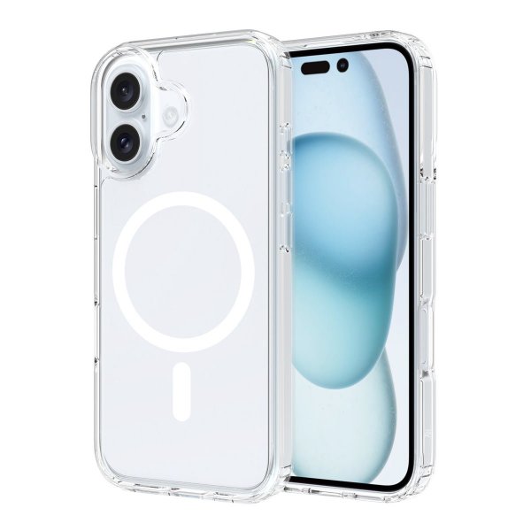 Rvelon iPhone 16 Deksel TPU MagSafe Transparent