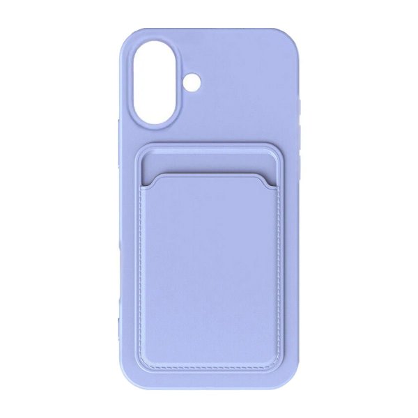 iPhone 16 Deksel Kortholder Lilla