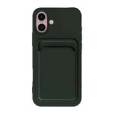 iPhone 16 Deksel Kortholder Grønn