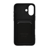 iPhone 16 Deksel Kortholder Svart