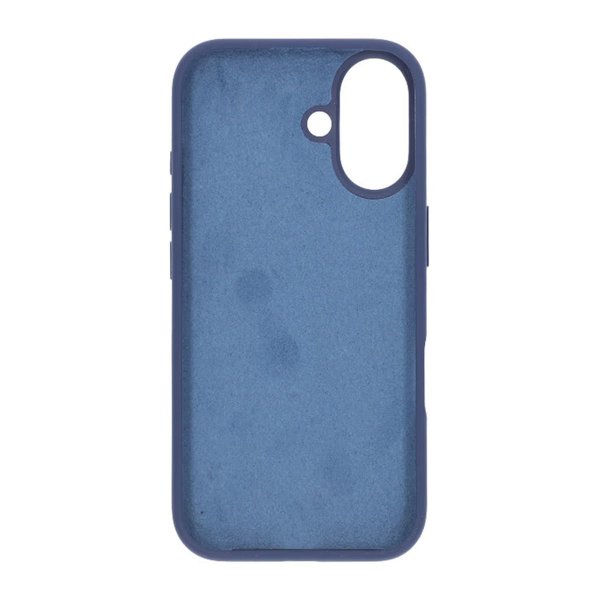 Rvelon iPhone 16 Deksel Silikon Blå