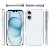 Rvelon iPhone 16 Deksel Silikon Transparent