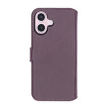 Rvelon iPhone 16 Etui Detachable Wallet Case Lilla