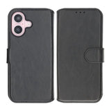 Rvelon iPhone 16 Etui Detachable Wallet Case Svart
