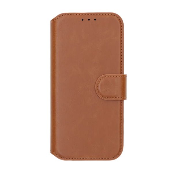 Rvelon iPhone 16 Etui 4 Kortlomme MagSafe Brun