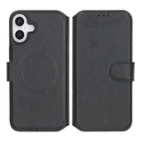 Rvelon iPhone 16 Etui 4 Kortlomme MagSafe Svart