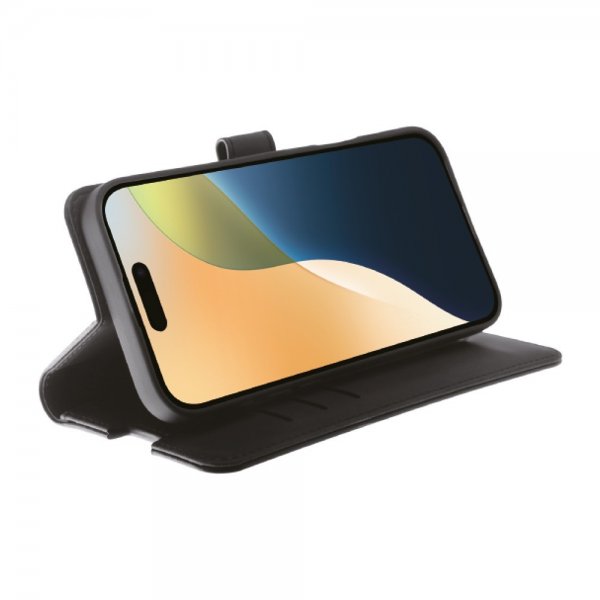 Vivanco iPhone 16 Plus Etui Classic Wallet Svart