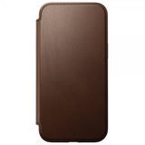 Nomad iPhone 16 Plus Etui Modern Leather Folio Brun