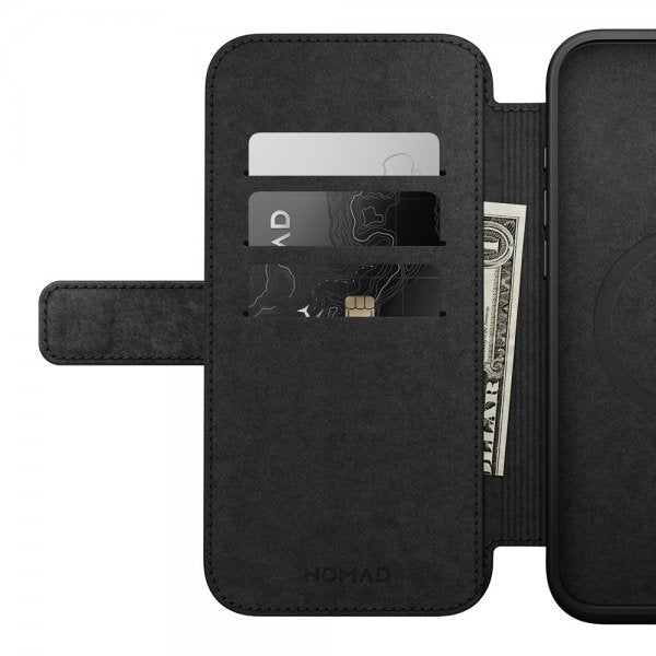 Nomad iPhone 16 Plus Etui Modern Leather Folio Brun