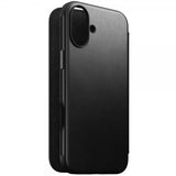 Nomad iPhone 16 Plus Etui Modern Leather Folio Svart