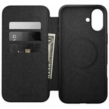 Nomad iPhone 16 Plus Etui Modern Leather Folio Svart