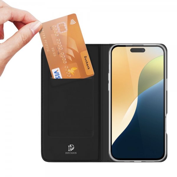 Dux Ducis iPhone 16 Plus Etui Skin Pro Series Svart