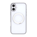 iPhone 16 Plus Deksel Roterbart Stativ Grå