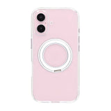 iPhone 16 Plus Deksel Roterbart Stativ Transparent
