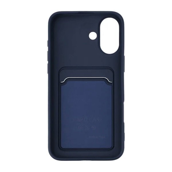 iPhone 16 Plus Deksel Kortholder Blå