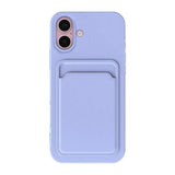iPhone 16 Plus Deksel Kortholder Lilla