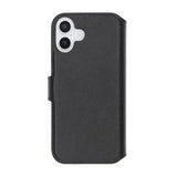 Rvelon iPhone 16 Plus Etui Ekte Skinn Svart